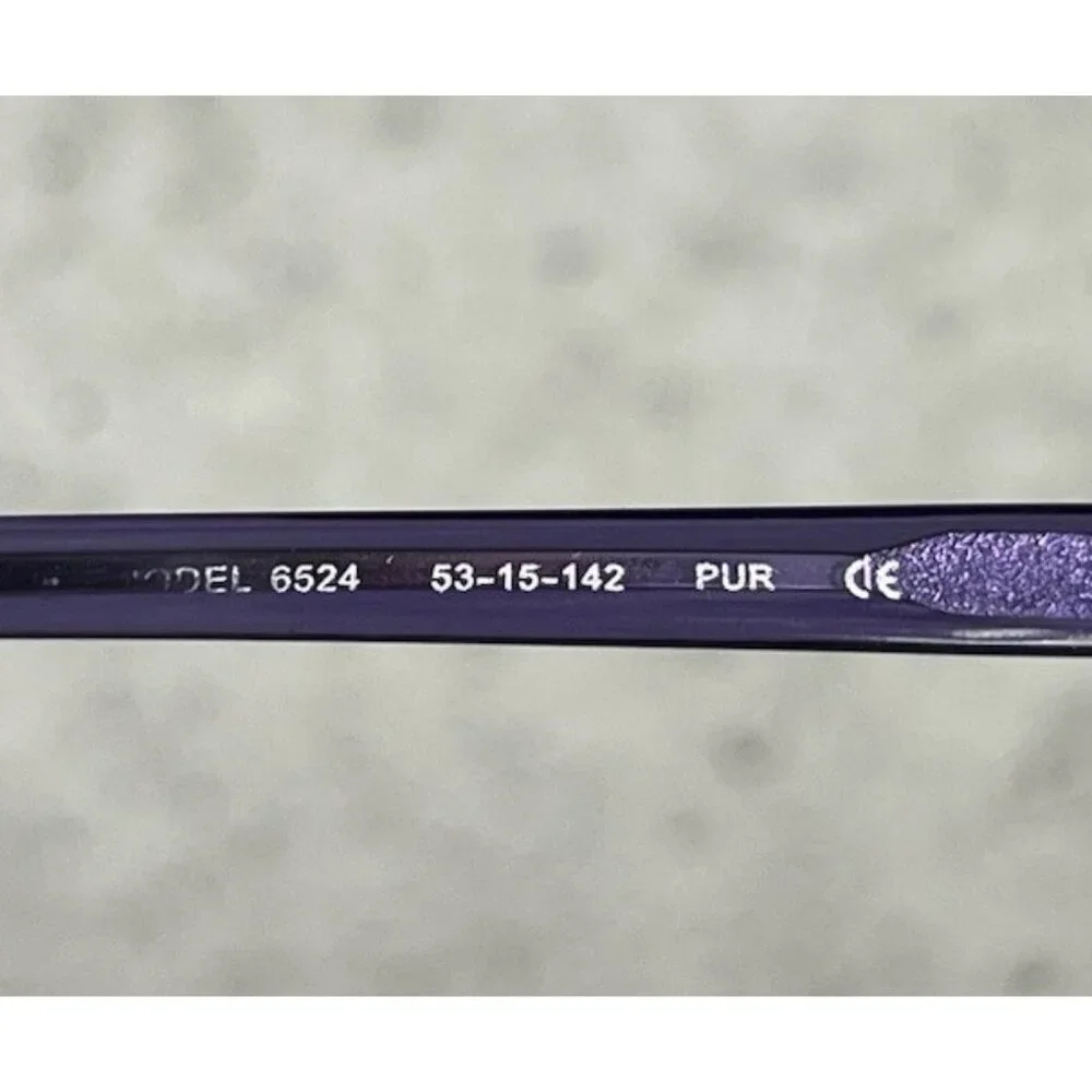 MODO 6524 Clear Purple Square Handmade Women’s Eyeglasses Frames Japan 53-15-142